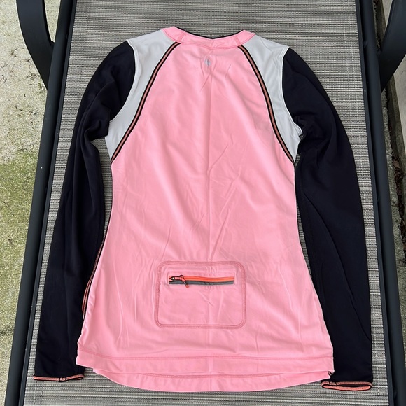 Lululemon Layer Me Long Black Coral Sleeve Size 4 - Picture 6 of 10